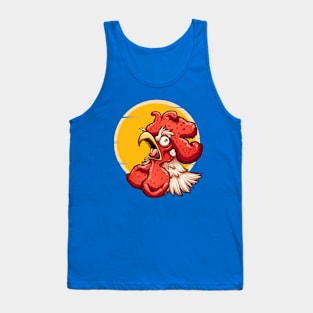 Rooster Crowing Tank Top